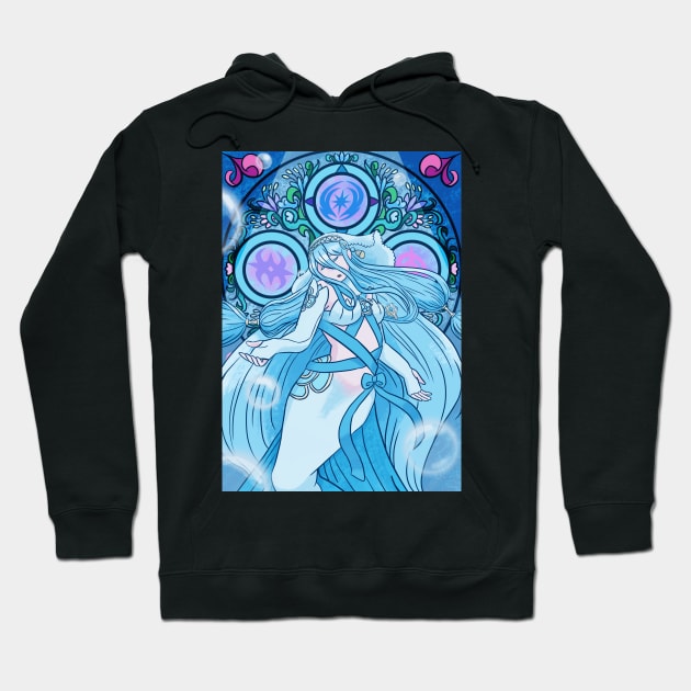 Fire Emblem Fates Azura Mermaid Hoodie by gardeniaresilia